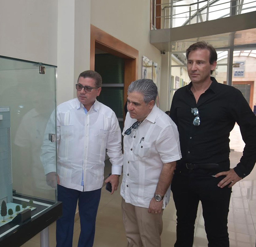 Nicolas Delrieu during a business visit